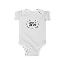 Load image into Gallery viewer, Created To Live Epic Infant Fine Jersey Bodysuit

